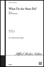 What Do the Stars Do? SAB choral sheet music cover